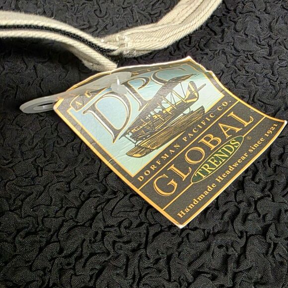 DPC Dorfman Pacific Khaki USA Adjustable Visor New with Tags - Picture 4 of 5